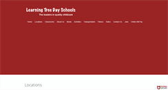 Desktop Screenshot of learningtreeschools.com